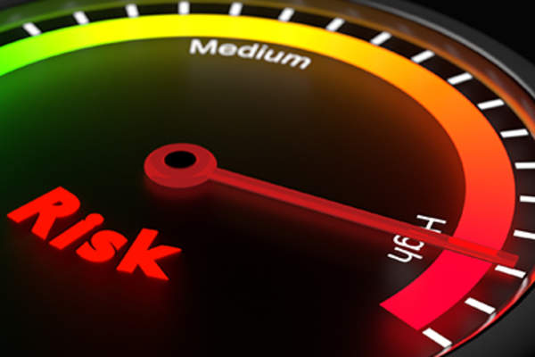 Risk meter turned to high risk.