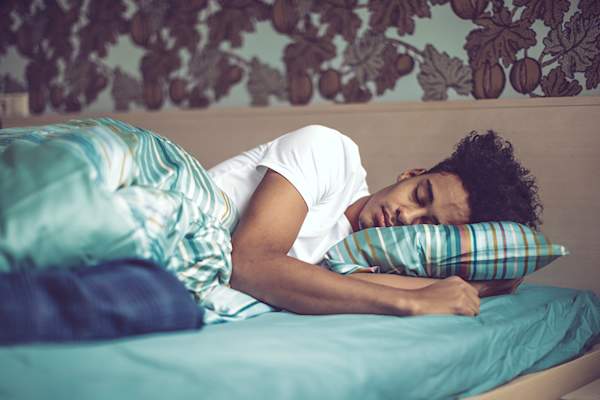 Man sleeping on his side