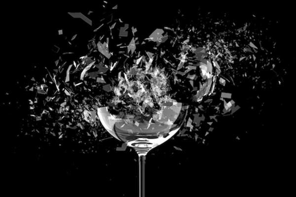 Crashing the party.
