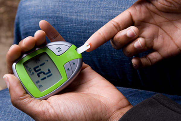 Blood sugar test.