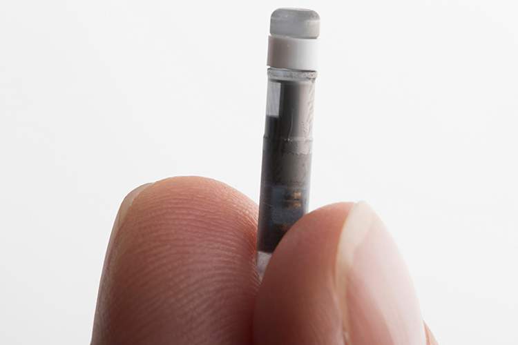 Eversense-sensor, an implantable glucose monitor for diabetes.