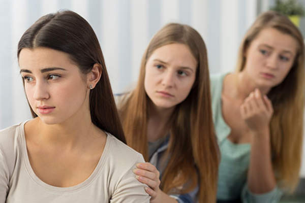 worried teen girl image