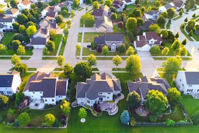 Suburban neighborhood.