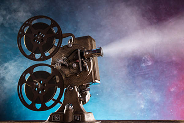 Movie projector.
