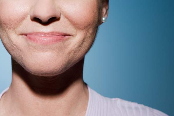 Woman smiling