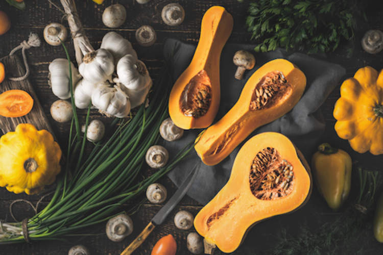Squash and other fall vegetables.