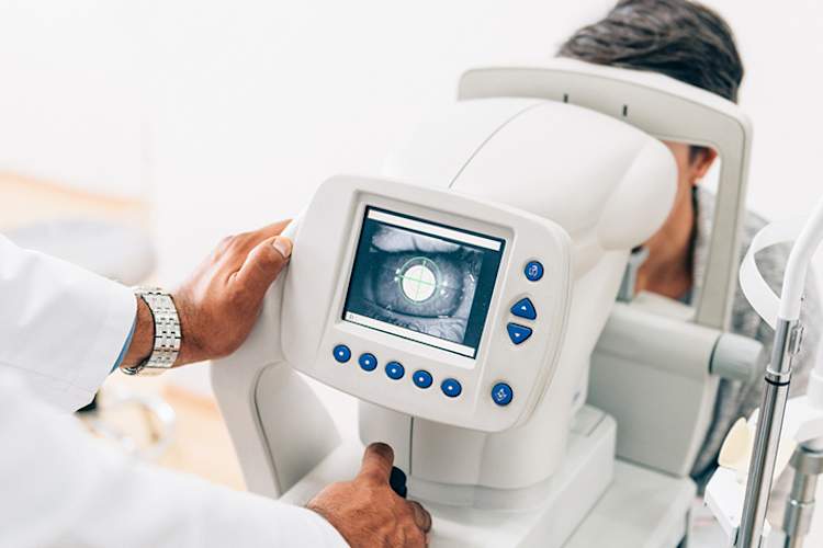 Eye scan.
