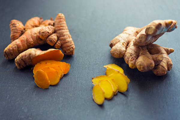 Tumeric and ginger.