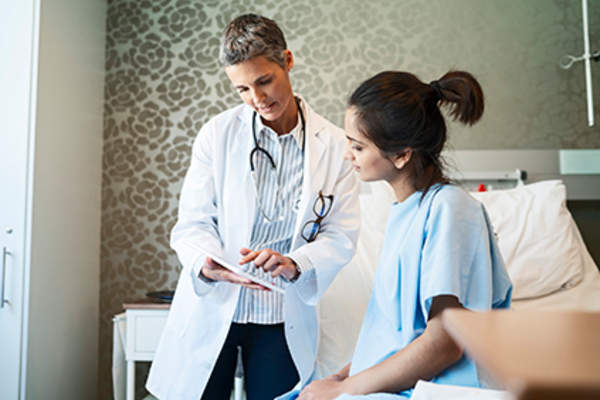 Doctor and patient