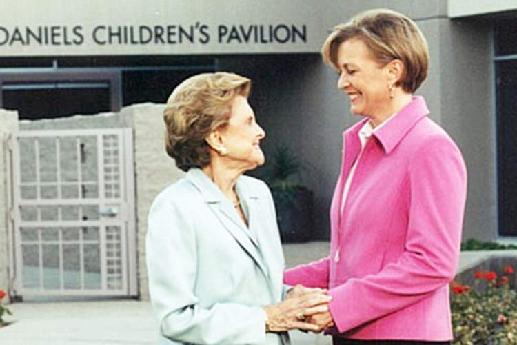 Susan Ford Bales and Mom Betty Ford.