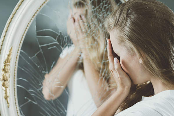 shattered mirror image