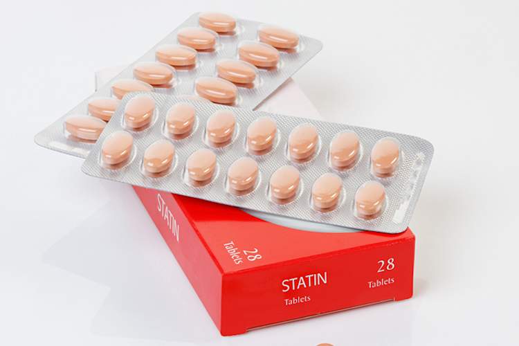 Cholesterol-lowering statin drugs.