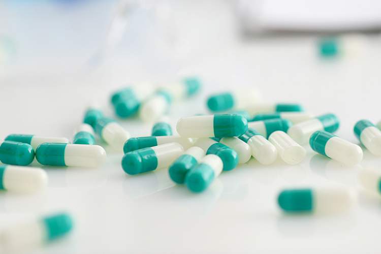Medication in a lab.