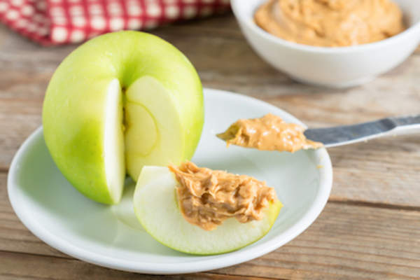 Apple and peanut butter.