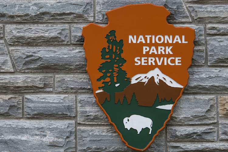 National Park Service sign.