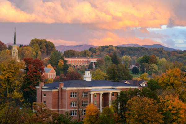 Liberal arts college in autumn.
