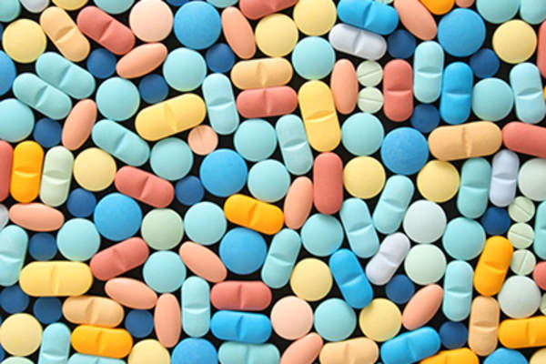 Colorful pills.