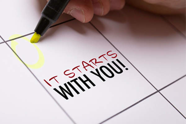 It starts with you.