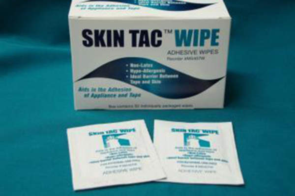 Skintac wipes.