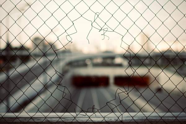 hole in fence