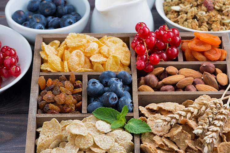 High fiber foods.