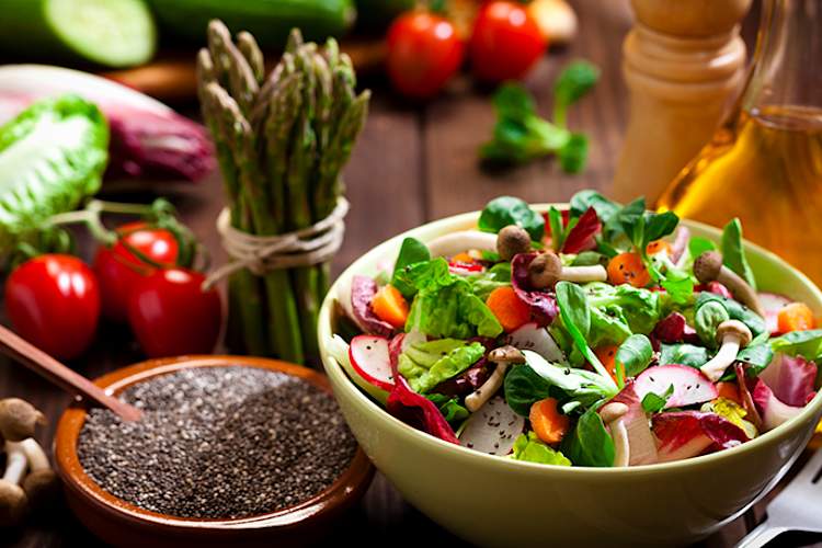 Eating whole, fresh vegetables may help with rheumatoid arthritis.