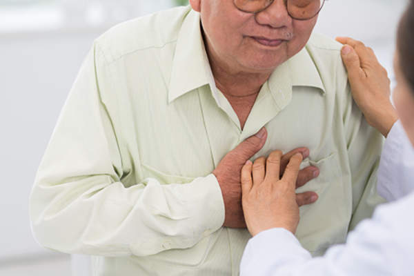 man with heart problem image