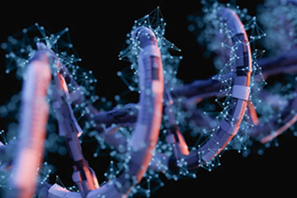 DNA strand.