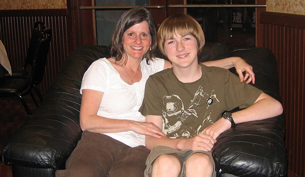 Cathy with Son