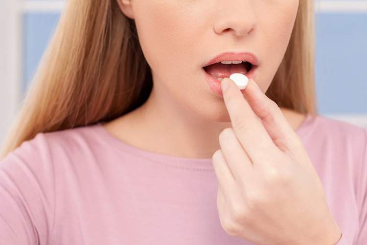 Taking an aspirin