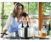 Alice Sherwood and her son Archie