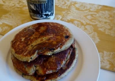 grain-free pancake stack