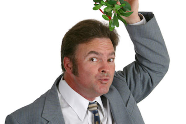 Fear of being kissed under mistletoe