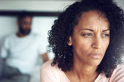 Couple in an argument.