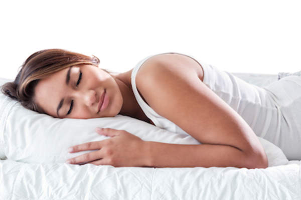 Sleeping on stomach,is probably not best position.