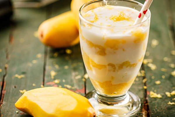 Mango and tropical smoothie.
