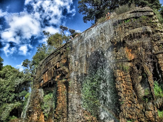 nice-Parc Forestier du Mont Boron Waterfall