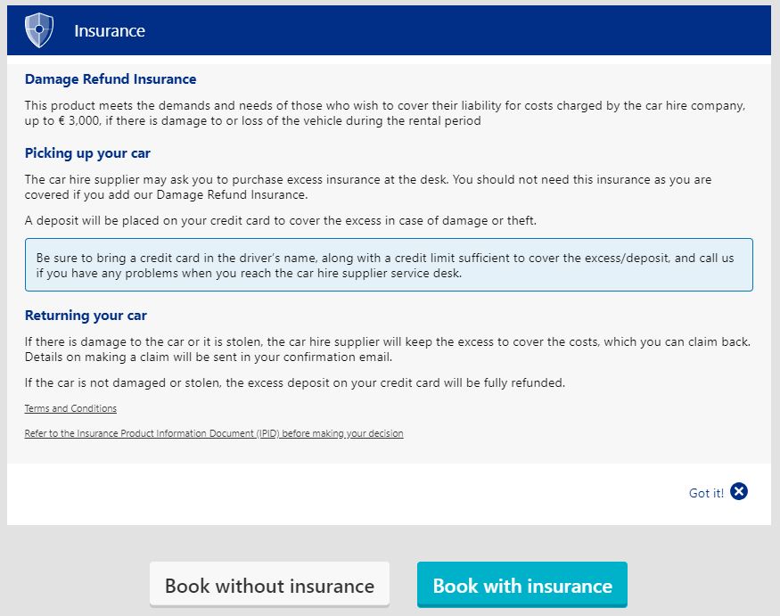 Damage Refund Insurance Explained
