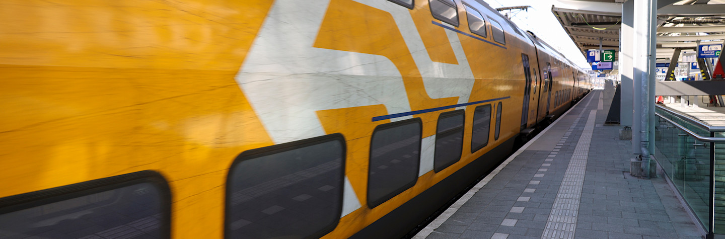 NS train at a station