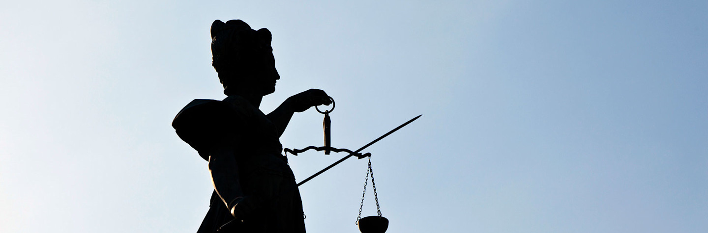 Statue of Lady Justice in Frankfurt - Germany