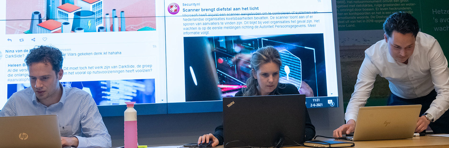 The media response cell of the national crisis exercise ISIDOOR 2021