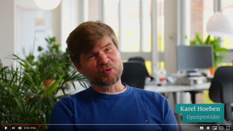 Screenshot video van Karel Hoeben voor SIDN Inspire 2020