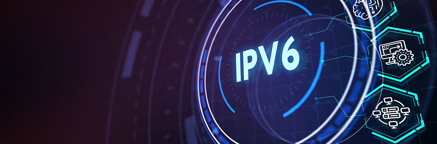 IPv6 technology concept