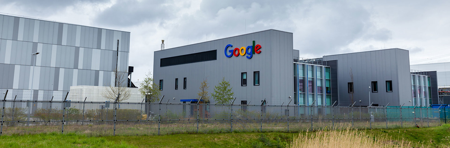 The Google data center in Eemshaven in the Netherlands.