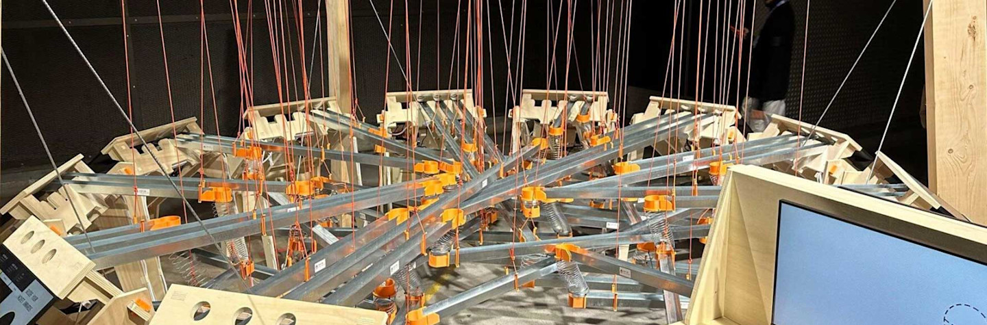 The Packet Run installation built at Dutch Design Week 2023