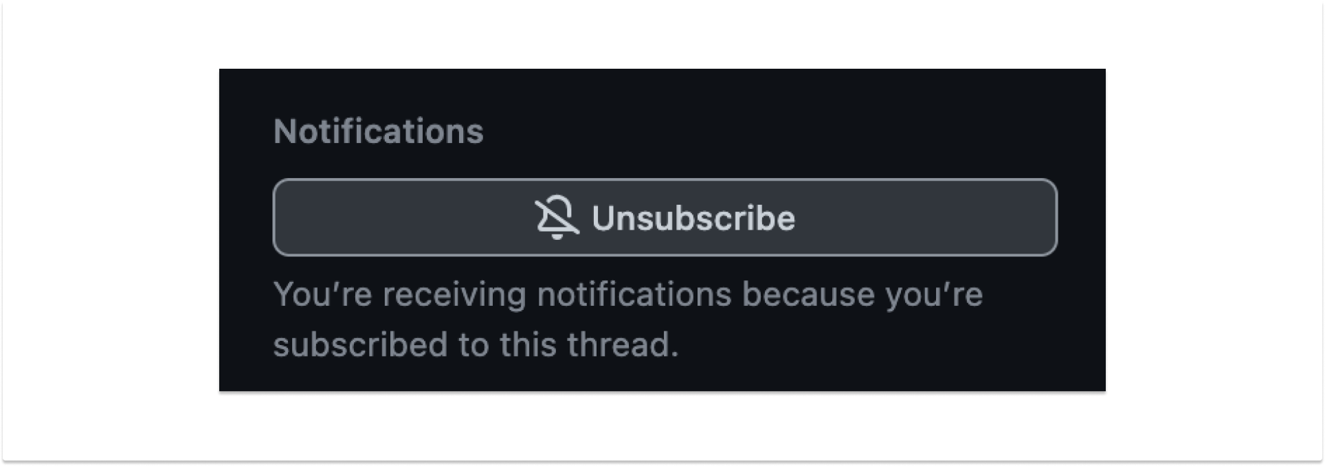 Unubscribe Notifications 5