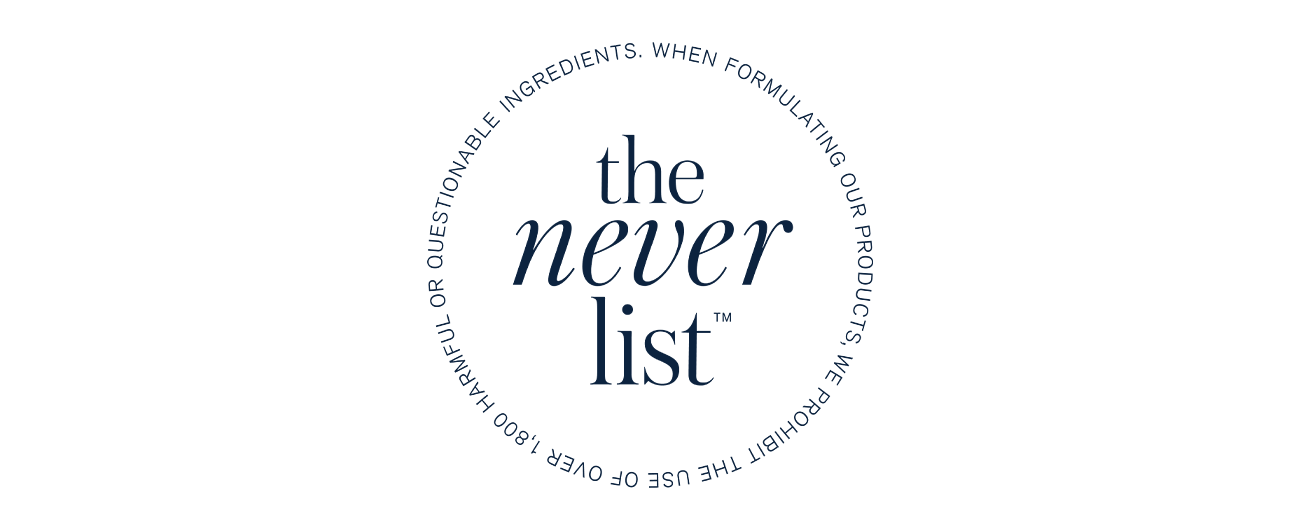 Never list logo