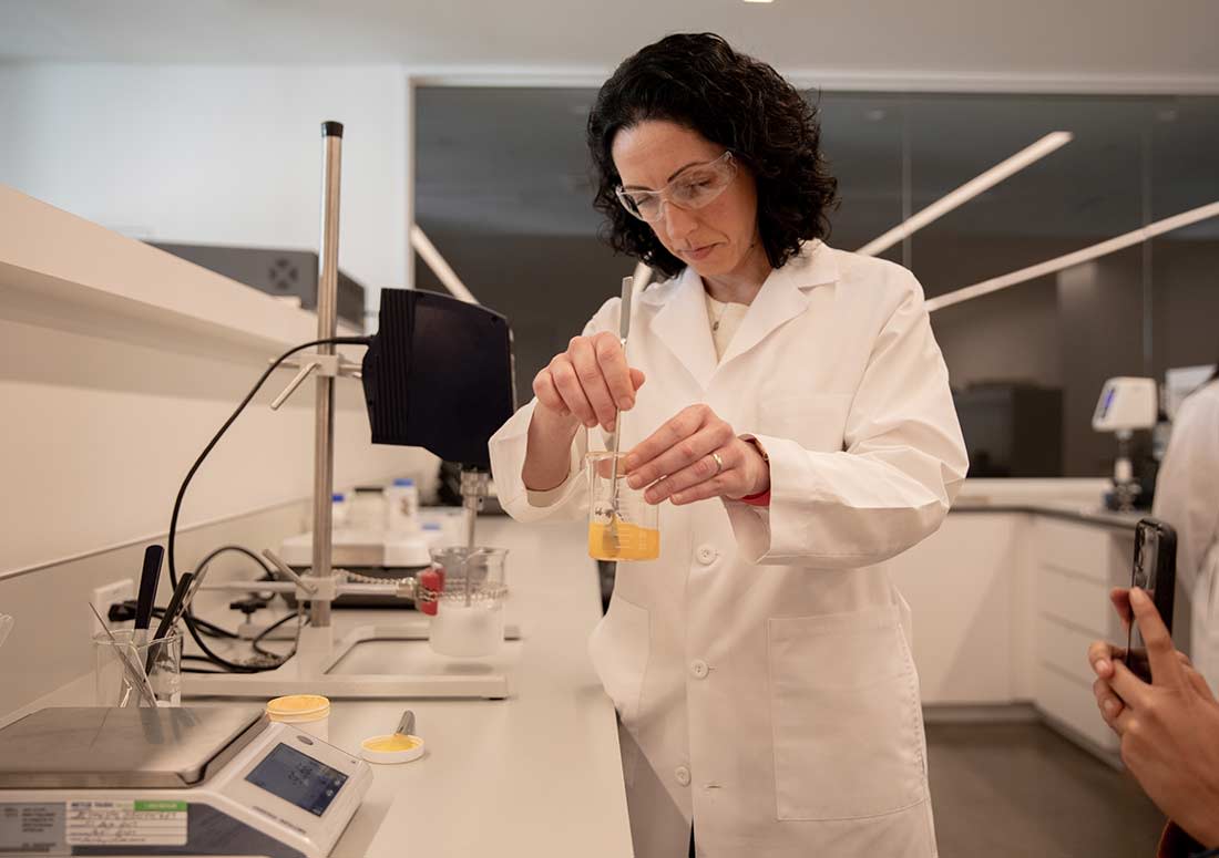 Female Scientist in the Beautycounter Lab
