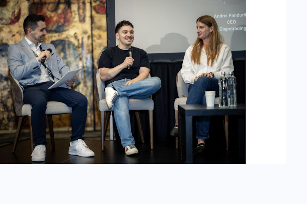 Shopify Meetup CEE 2026 - AI panel discussion closeup