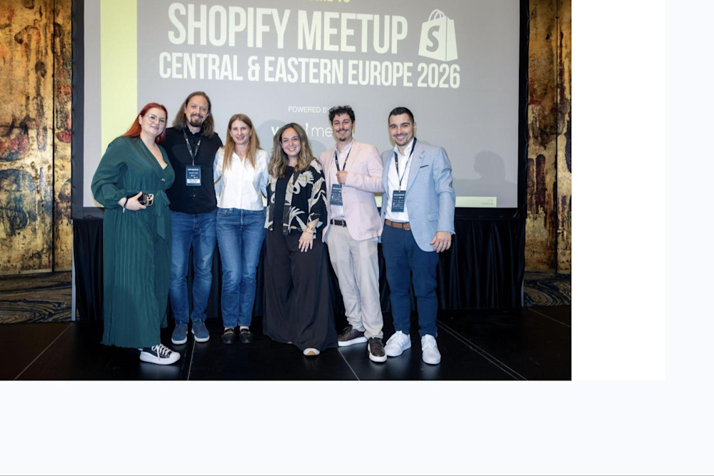 Shopify Meetup CEE 2026 - Closing group photo